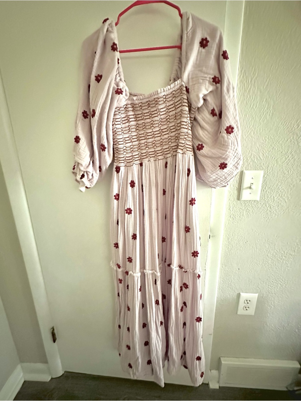 Free People Maxi Dress with Floral Embroidery - Picture 1 of 2